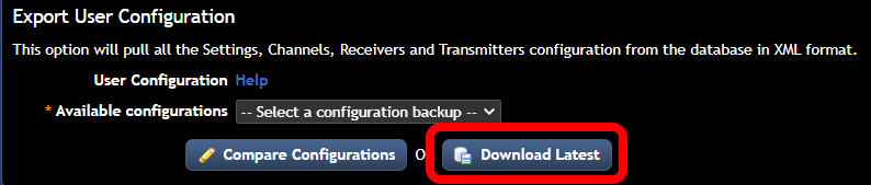 Export User Configuration1