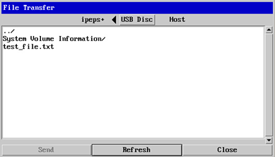 USB with new files added