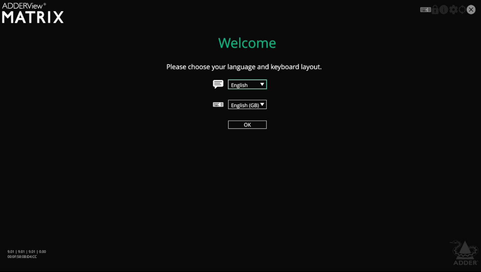 CAM Welcome Page