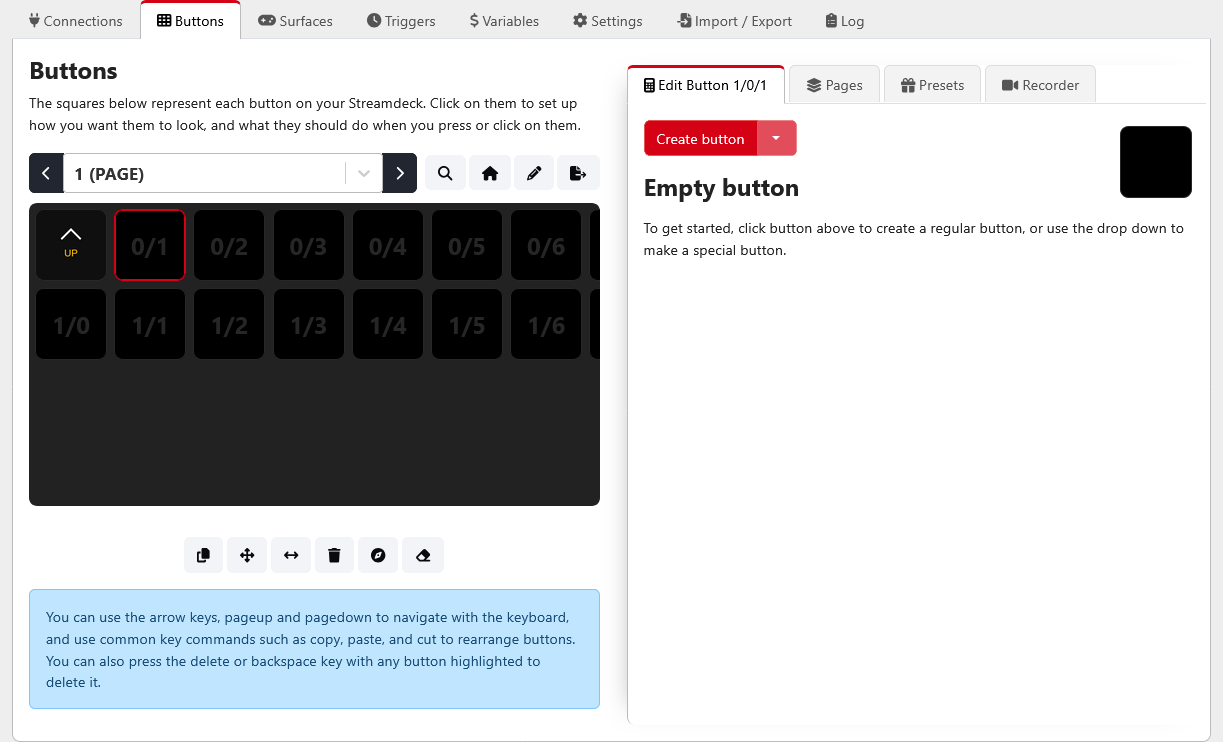 Adding Buttons 1