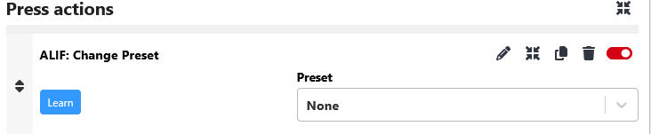 Learn Presets