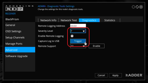 5XDIP Receiver USB Dump