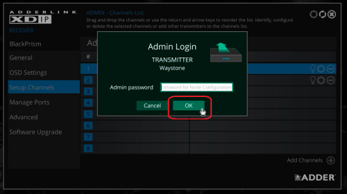 8XDIP Transmitter Login