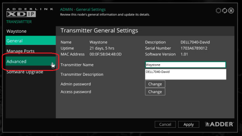 9XDIP Transmitter Advanced