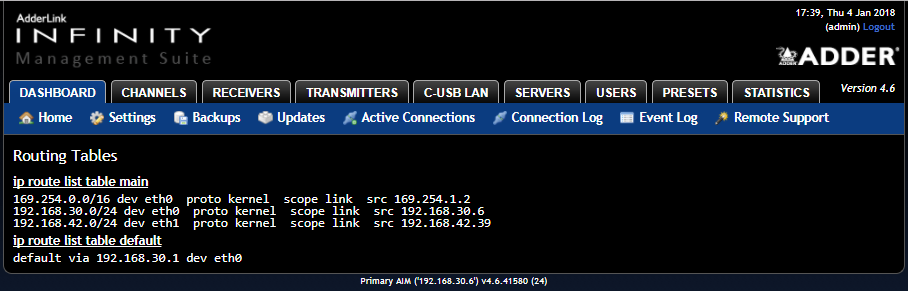 Infinity NetworkRedundancy5