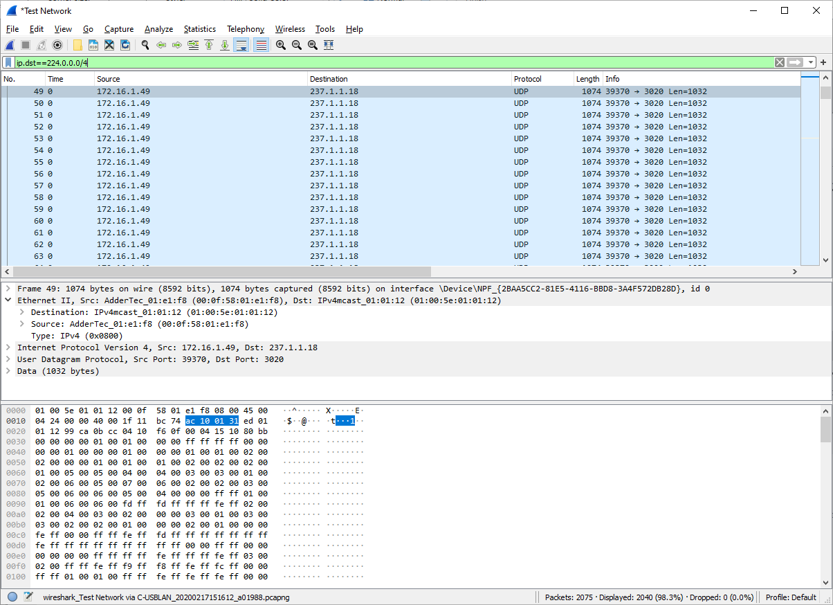 ALIF Wireshark4