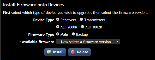 AIM DeleteFirmware