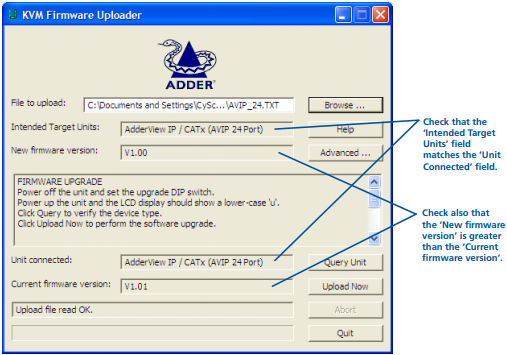 KVM Firware Uploader3